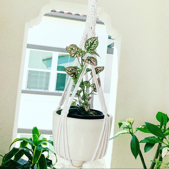 Alpine Macrame Two Pot Planter - Picture 5 of 10